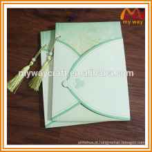 Caderno de capa de flor clássico chinês, caderno personalizado.